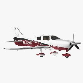 Cessna Corvalis Rigged 3D Model model